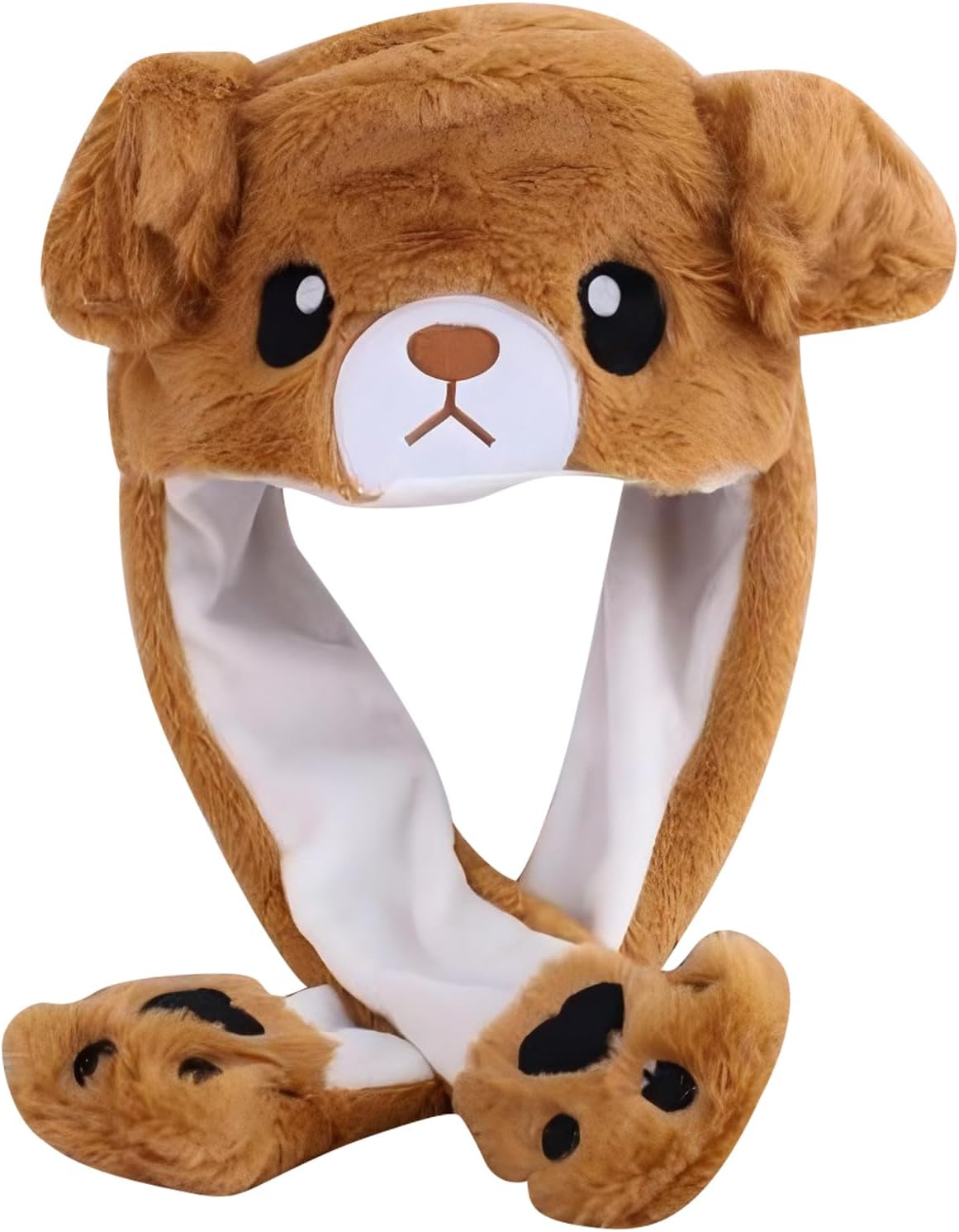 Hat with Moving Ears,Ear Moving Jumping Animal Hat,Soft Cute Animal Funny Floppy Ear Cap,C…