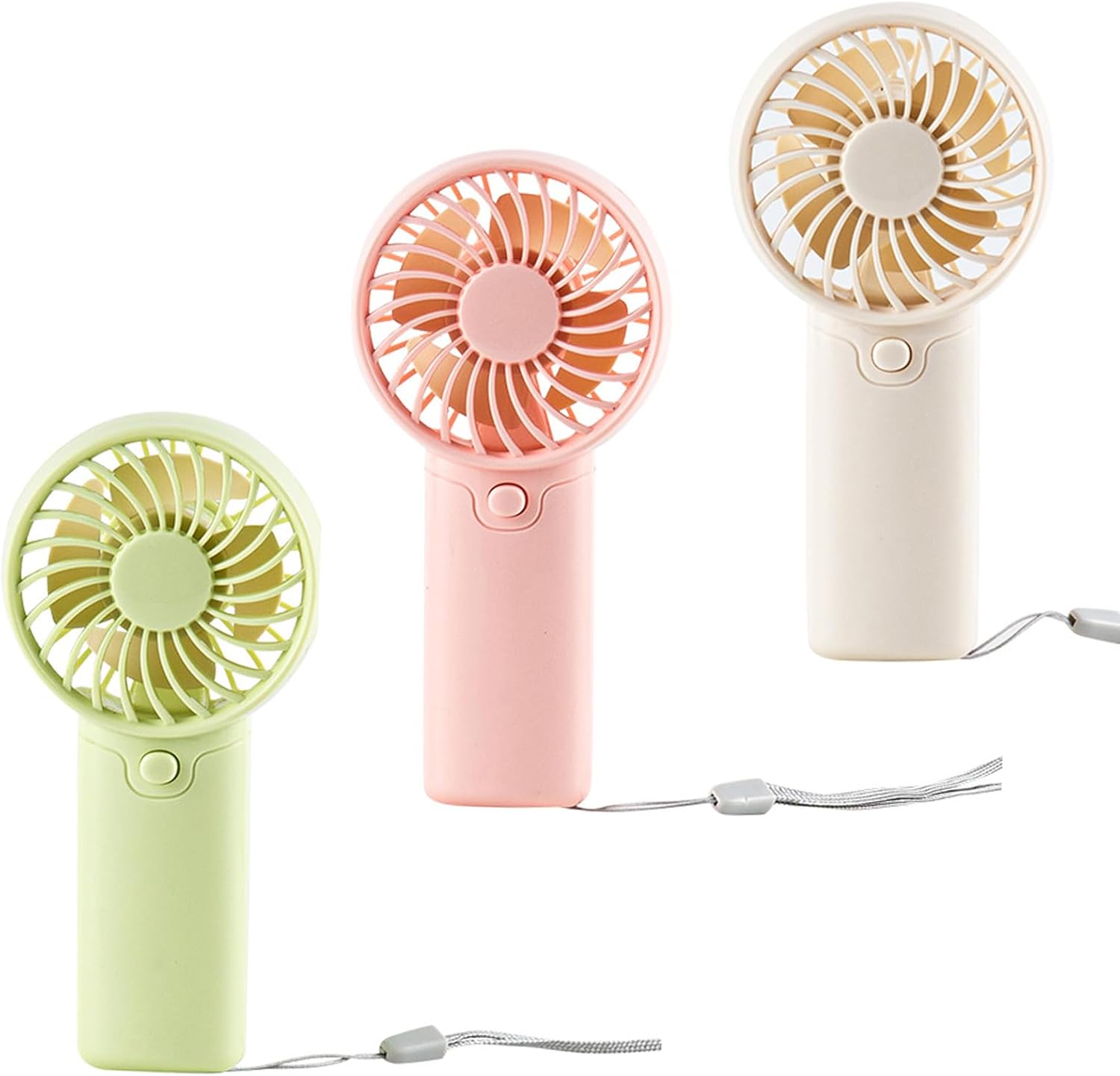 3PCS Mini Handheld Fan,AAA Battery Operated,Portable Handheld Pocket Fan,Personal Exquisit…