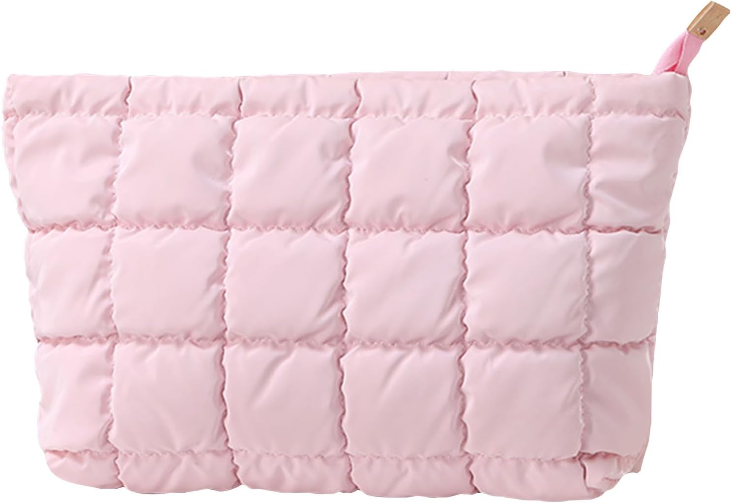 Puffy Quilted Makeup Bag,Cloud-Shaped Down Cosmetic Bag,Padded Cotton Storage Bag,Travel T…
