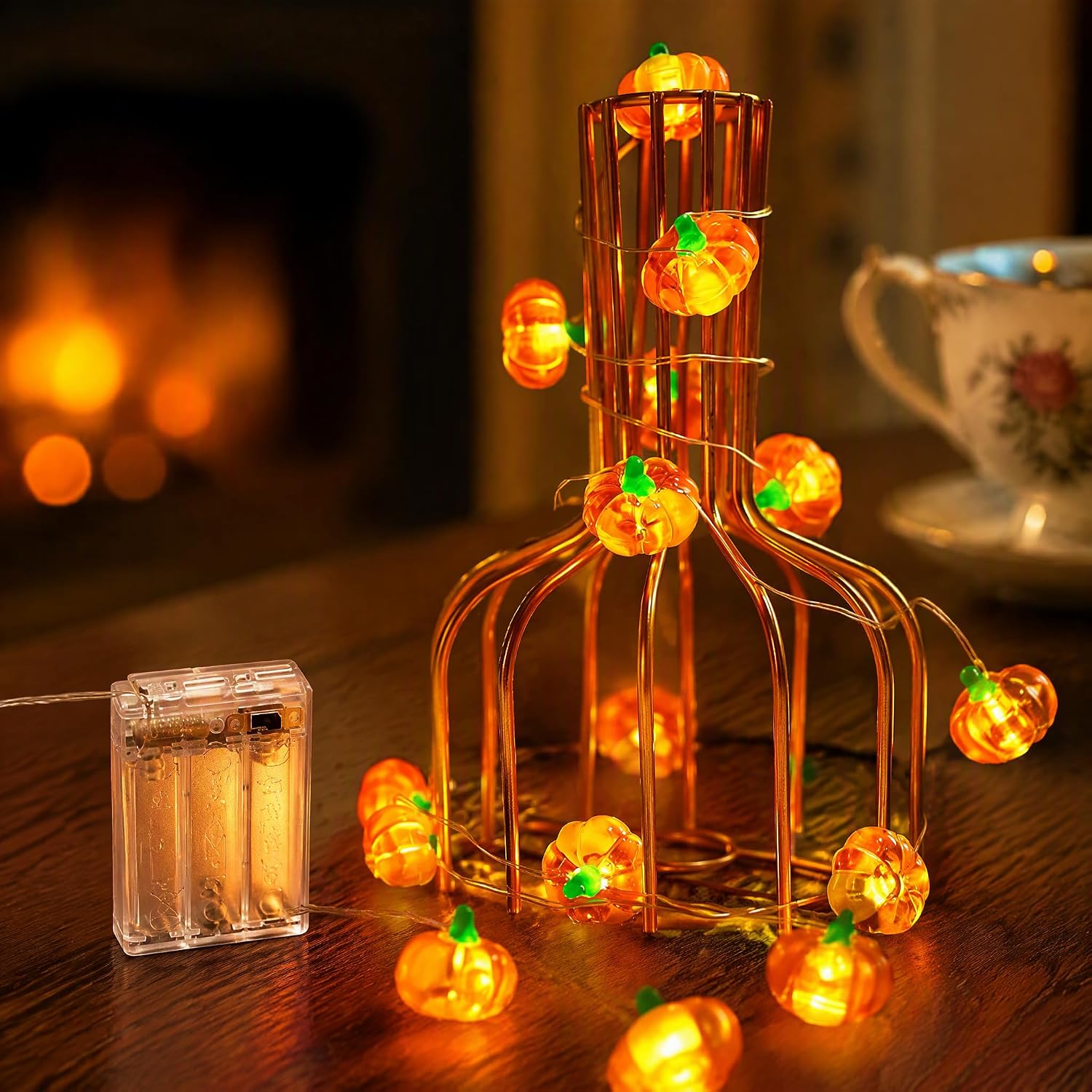 Halloween 3D Pumpkin Lantern String Lights 2M 20LED