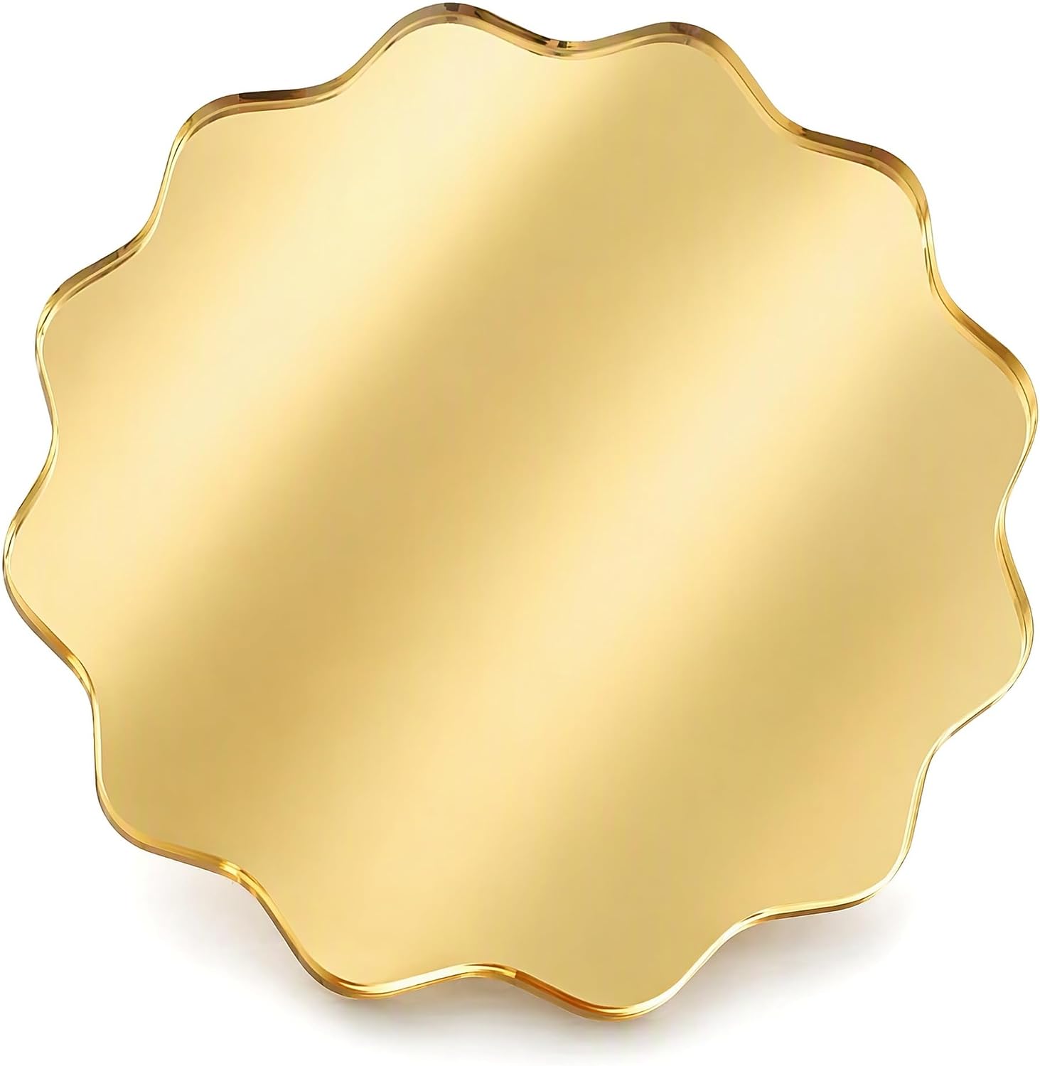 15 PCS Wavy Blank Acrylic Place Cards,Place Names for Table