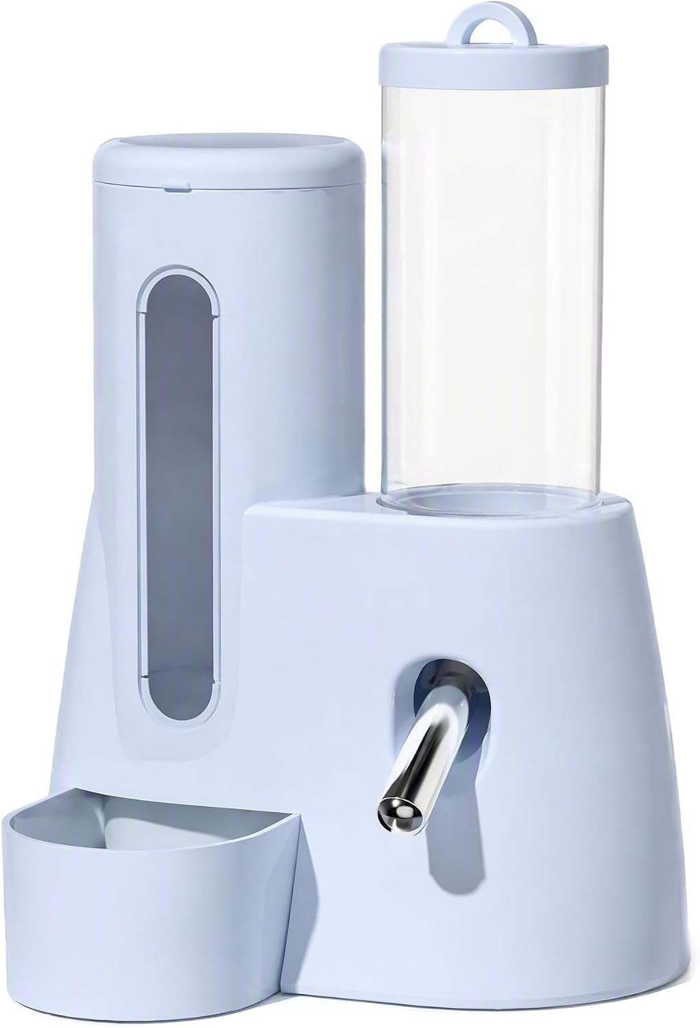 2-in-1 Hamster Water Bottle & Automatic Feeder