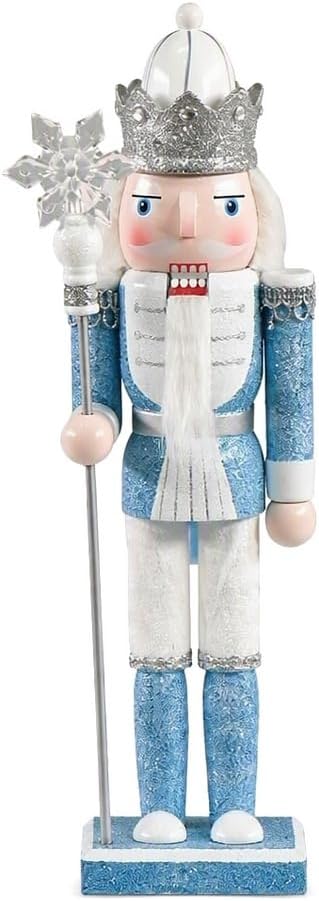 30CM Christmas Nutcracker Blue Snowflake King